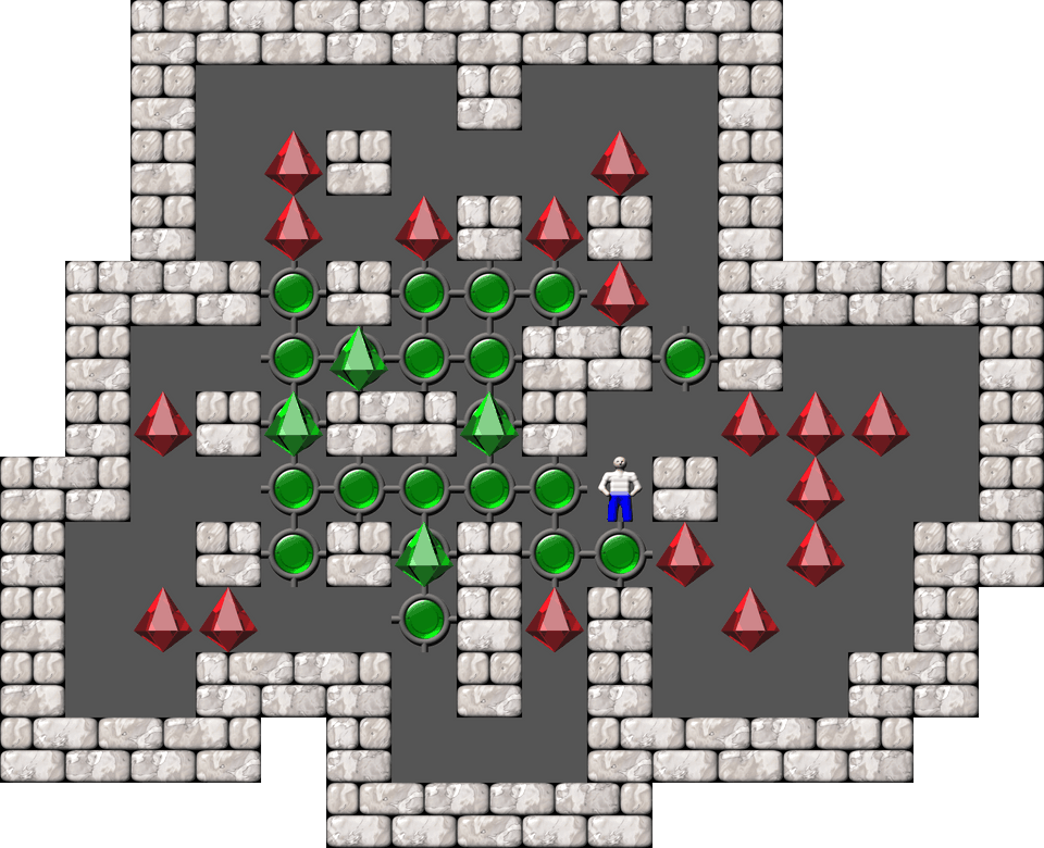 Sokoban Thinking Rabbit Arranged level 227